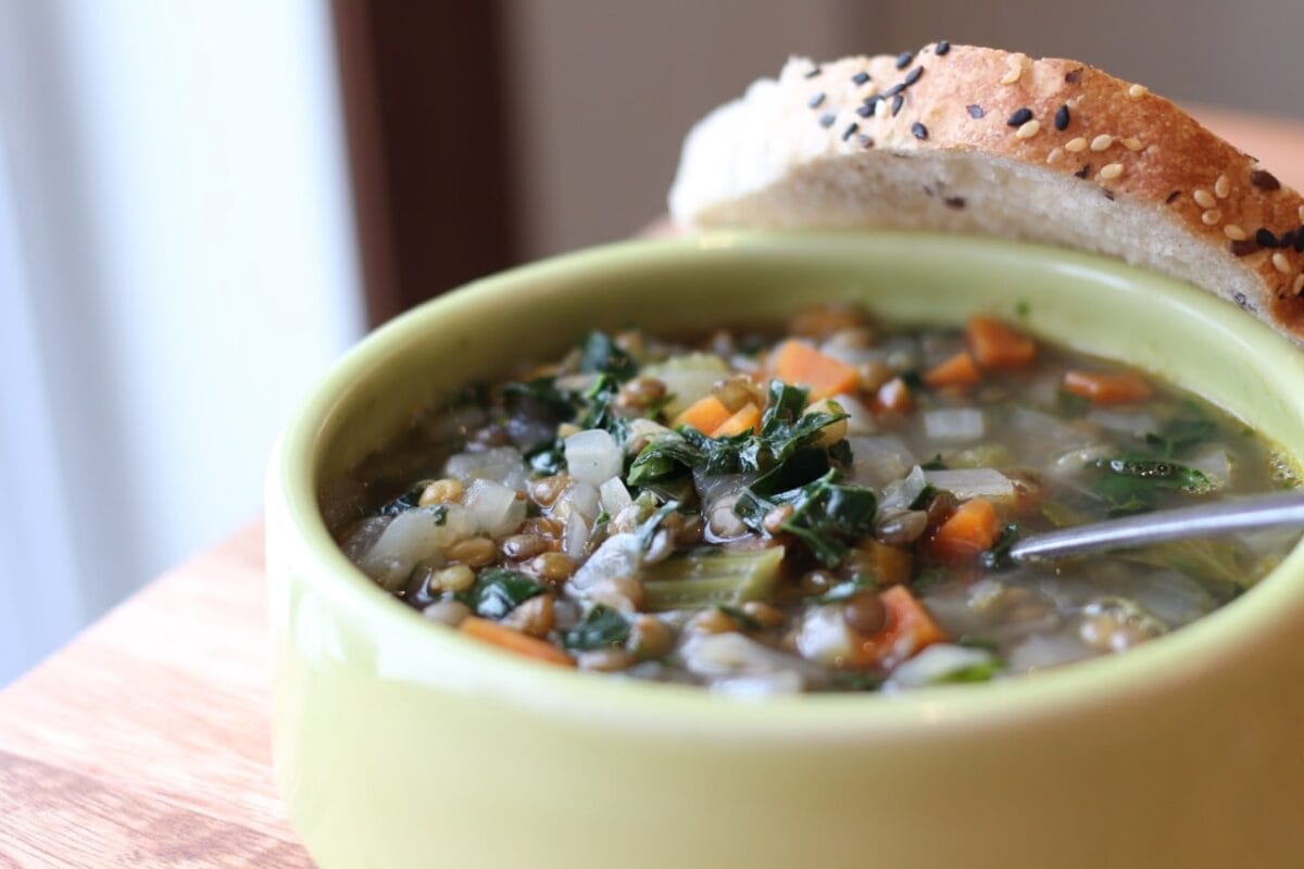 Soupe aux lentilles réconfortante