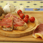tapas espagnol pain frotté à la tomate