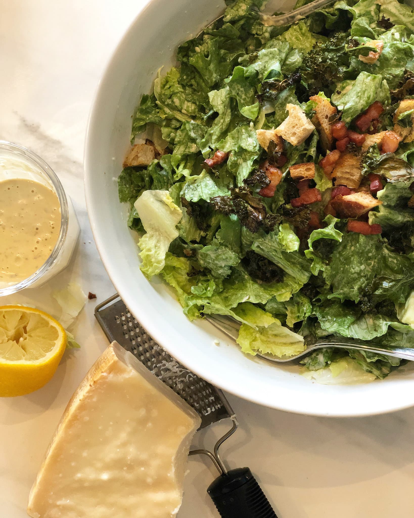 salade césar vinaigrette