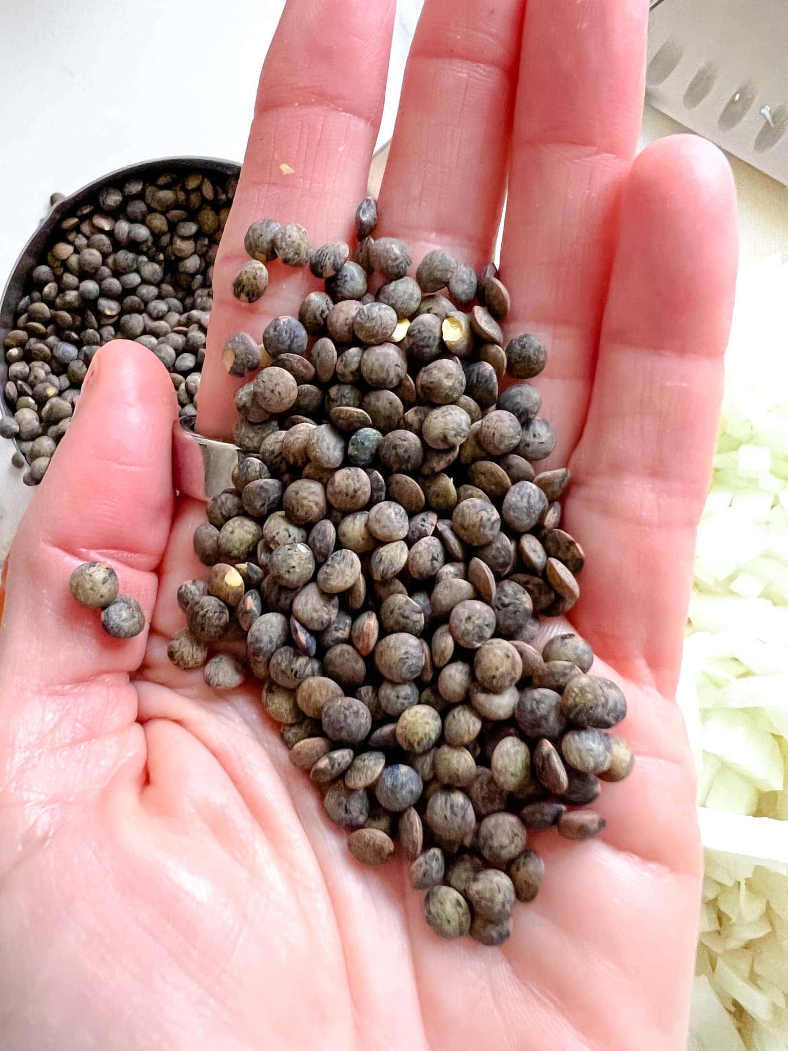 Lentilles pour soupe aux lentilles