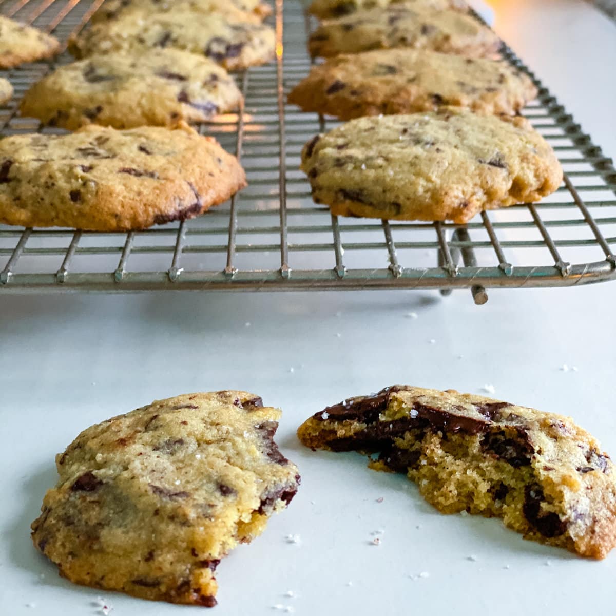 biscuits aux pépites de chocolat noir et fleur de sel