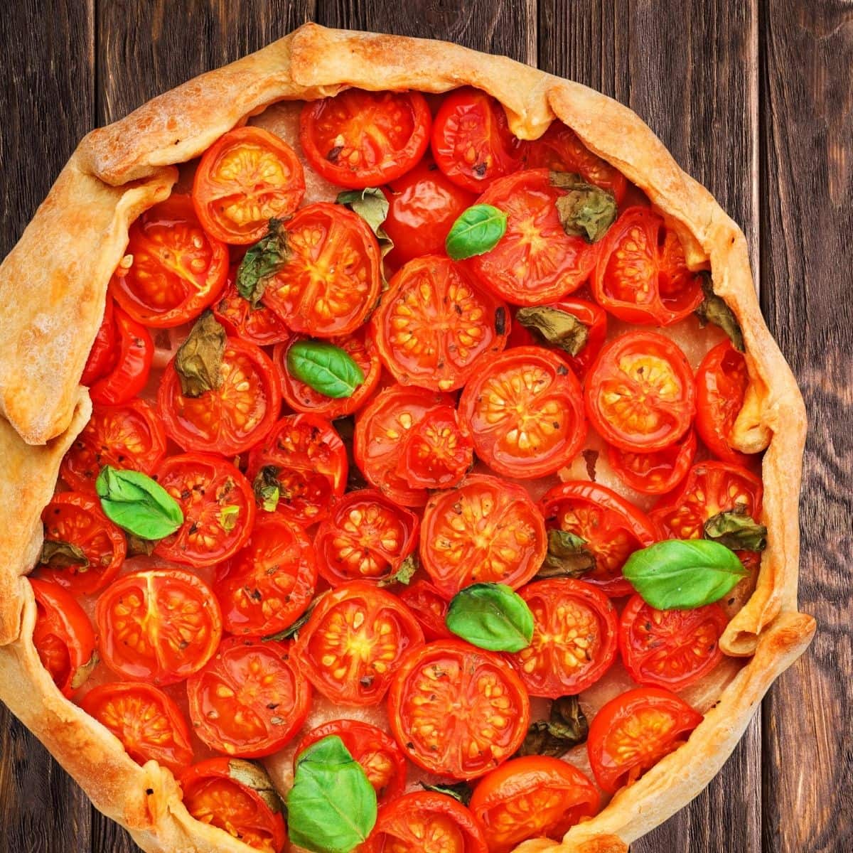 tarte à la tomate