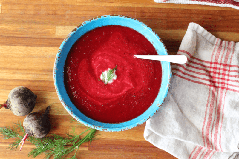 Potage à la betterave