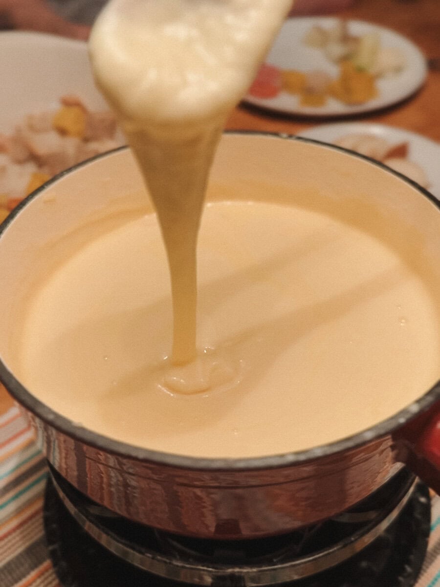 fondue au fromage