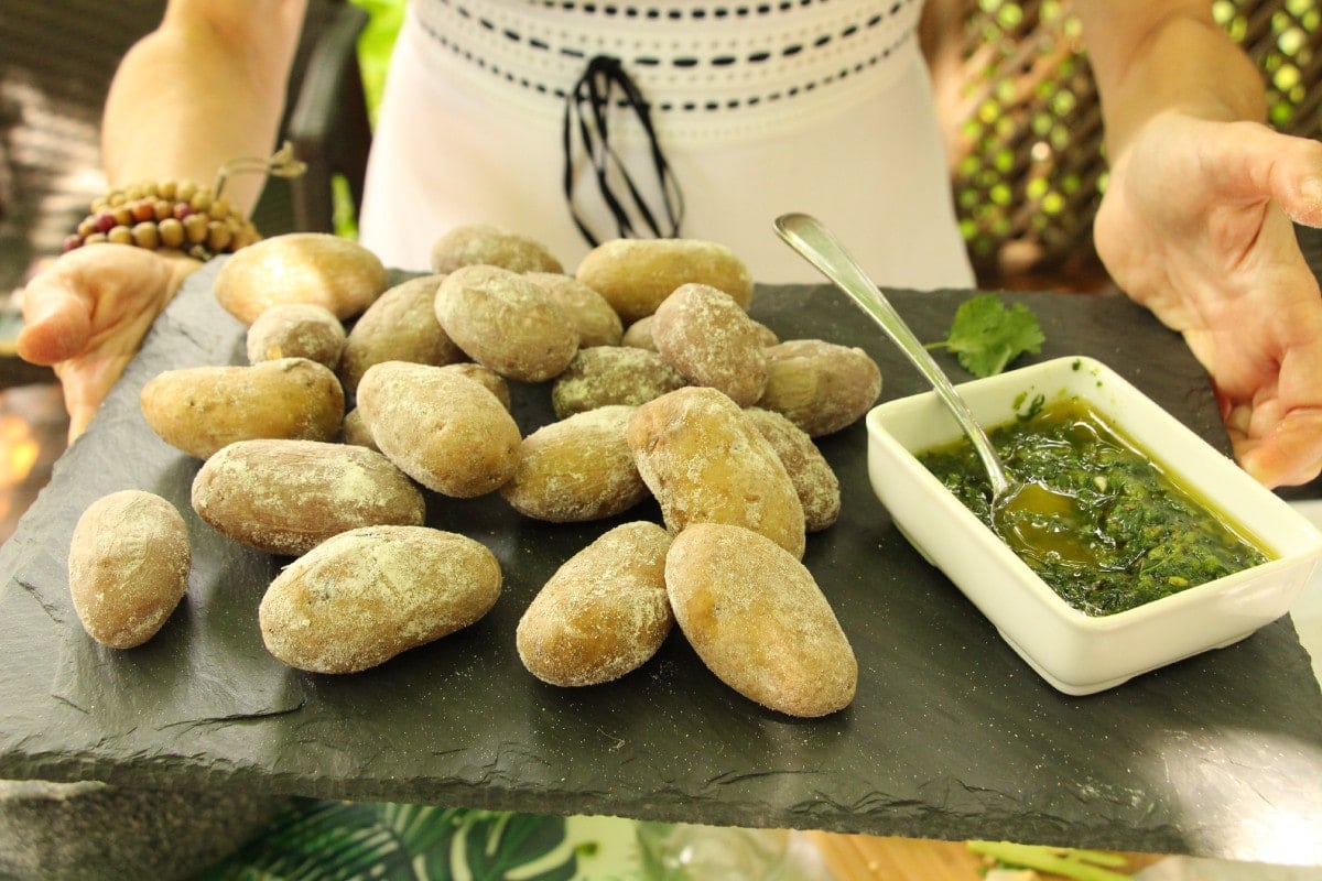 patates en croûte de sel