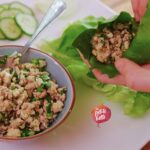 Rouleaux de laitue garnie à l'asiatique