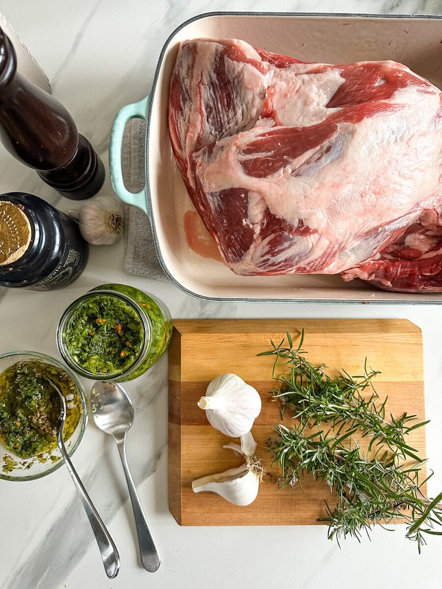 ingrédients épaule d'agneau