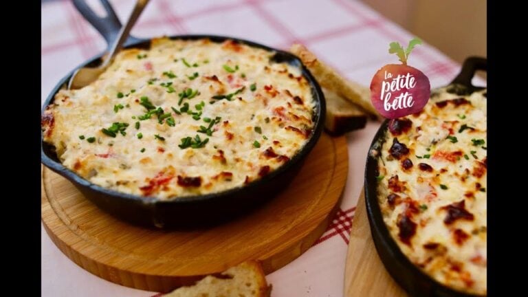 trempette chaude au crabe et artichaut