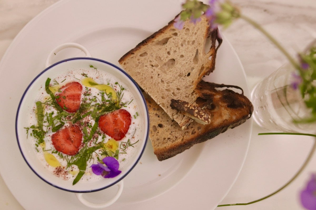 soupe froide au yaourt