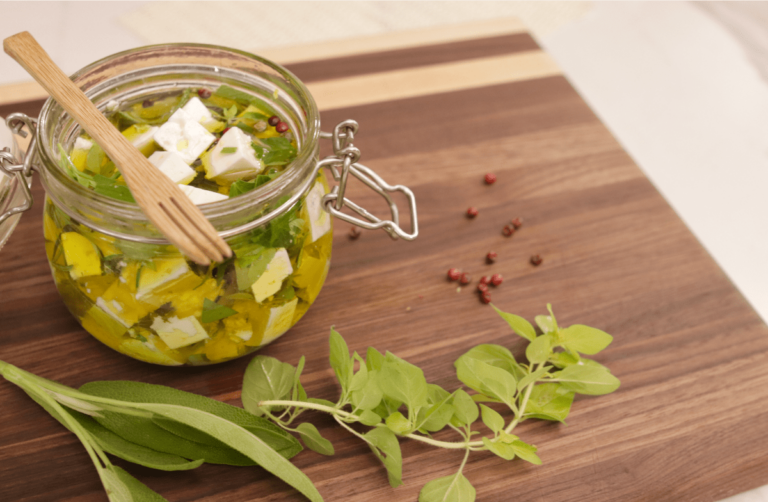 fromage feta mariné