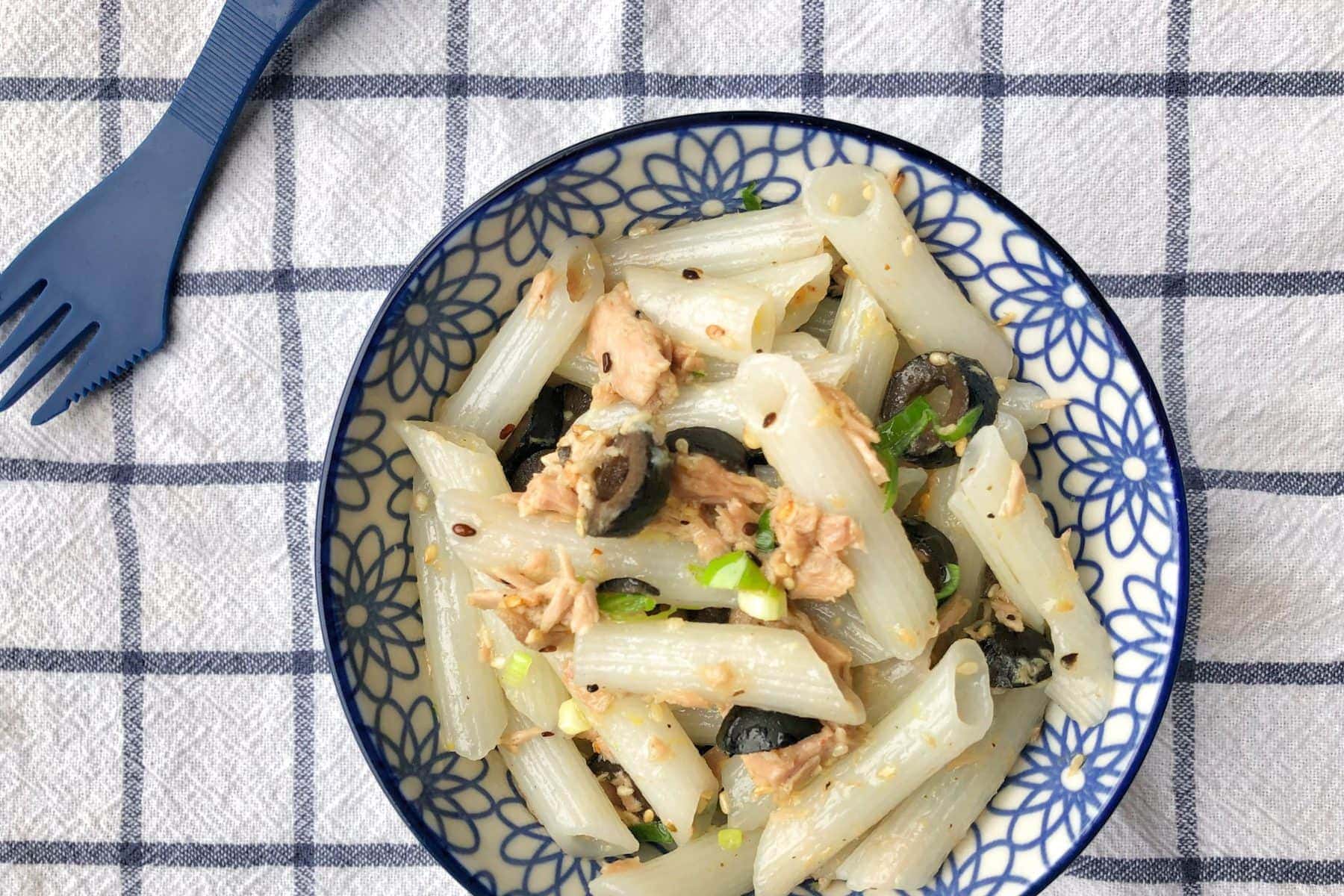 Nouilles express au thon et sésame