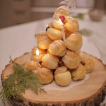 Croquenbouche Sapin de profiteroles