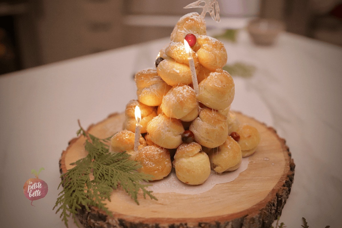 Croquenbouche Sapin de profiteroles