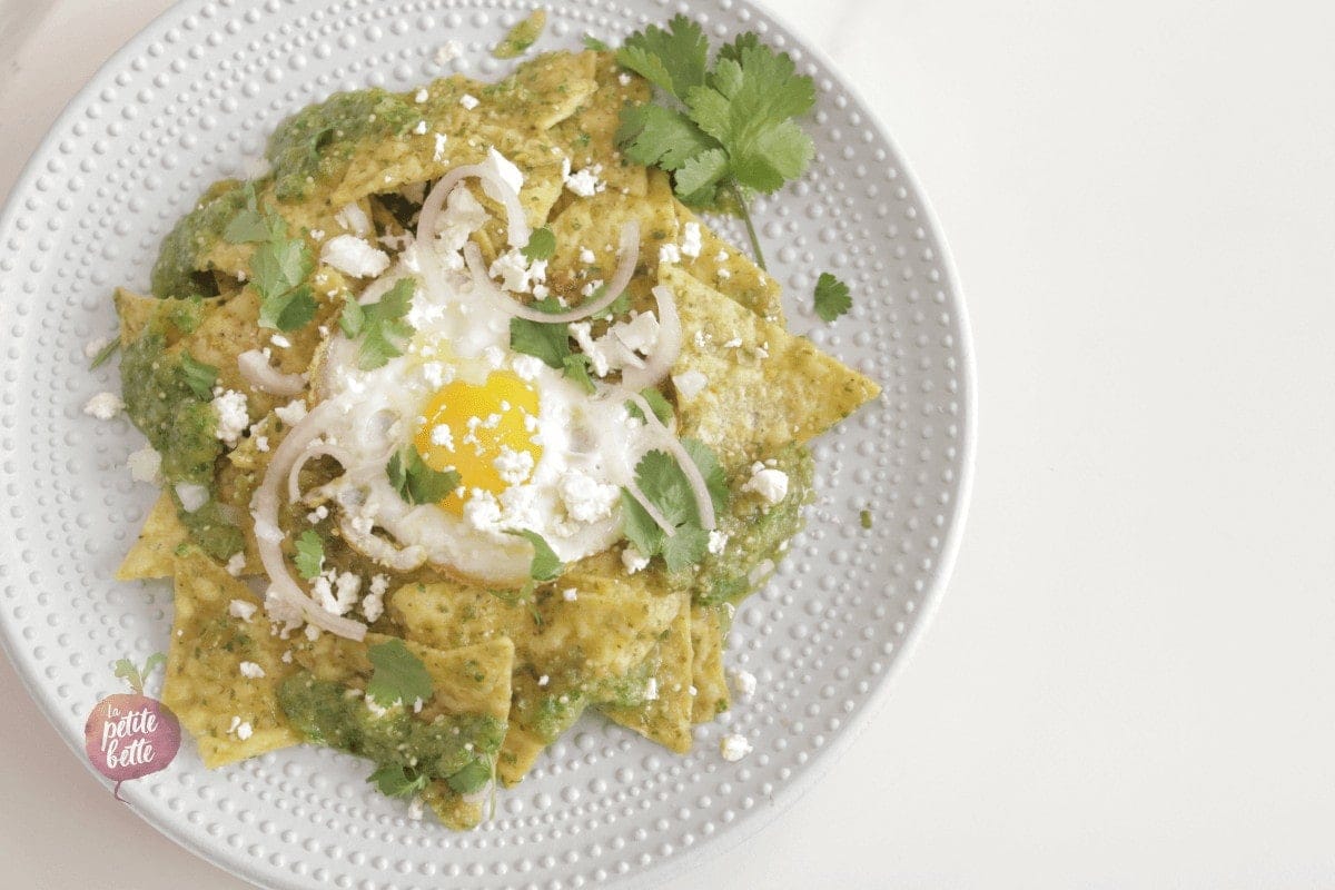chilaquiles Petit déjeuner mexicain tortillas en sauce