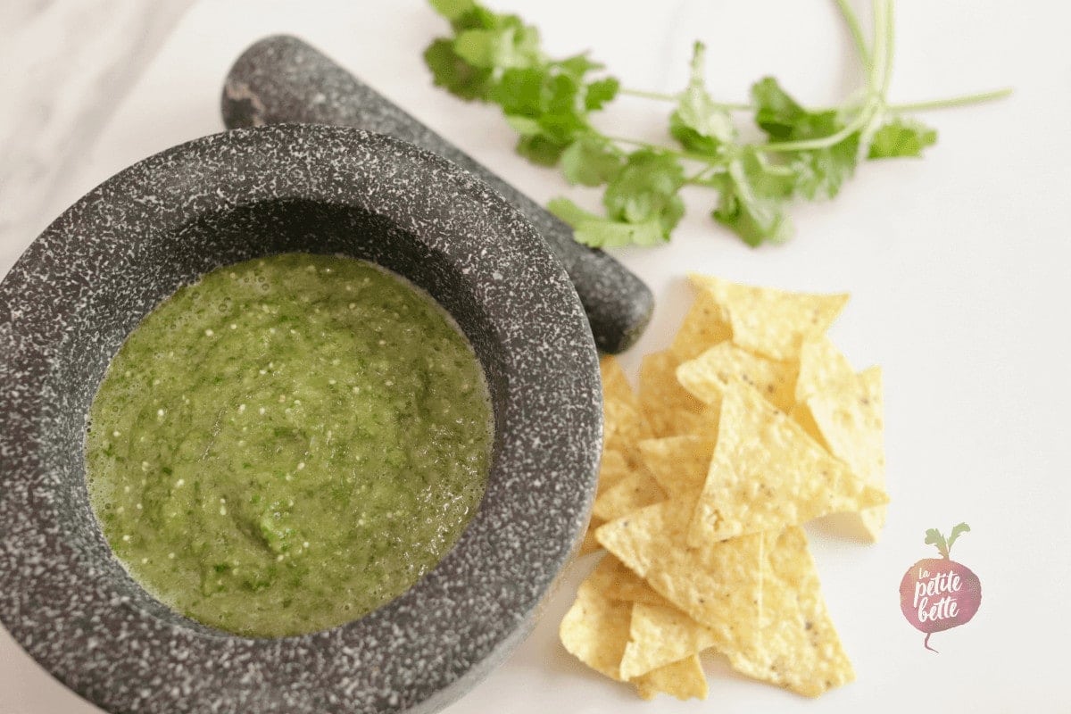 sauce verte mexicaine