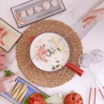 Fondue poissons légumes crustacés