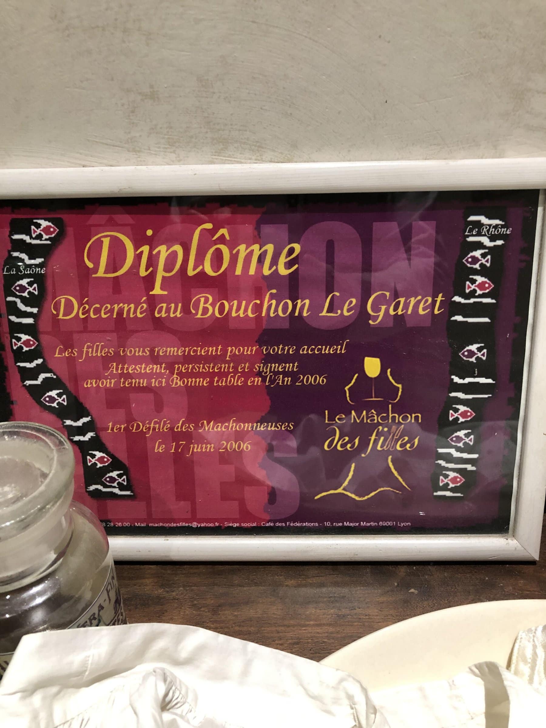 Mâchon et bouchon Lyon