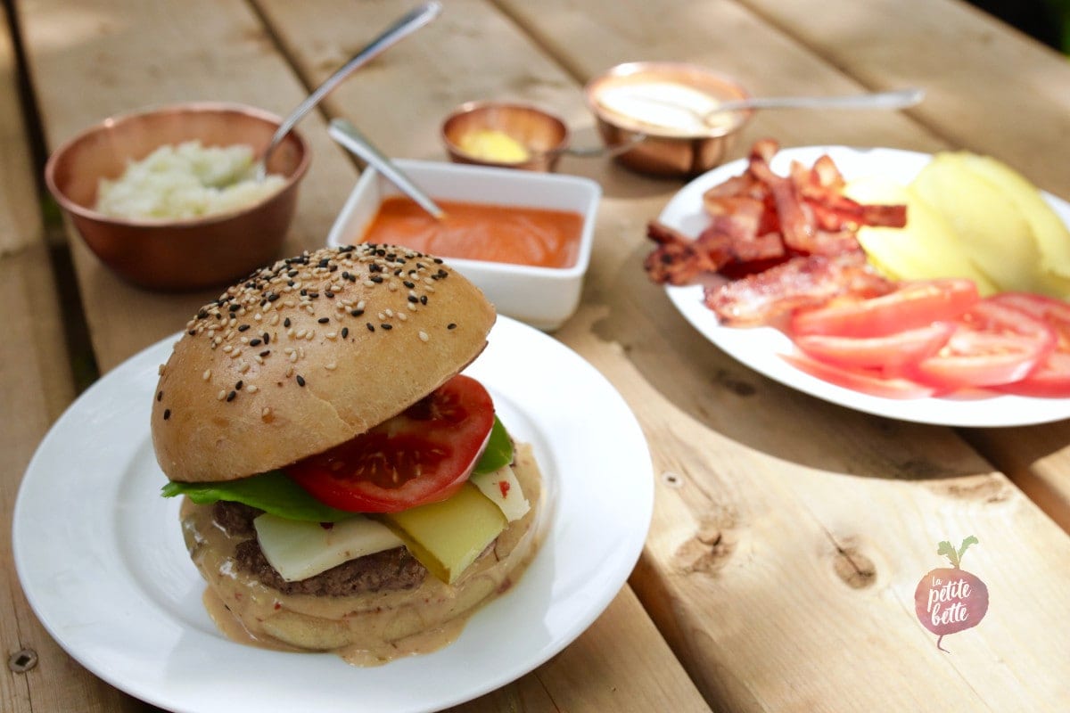 Pains burger thermomix levain