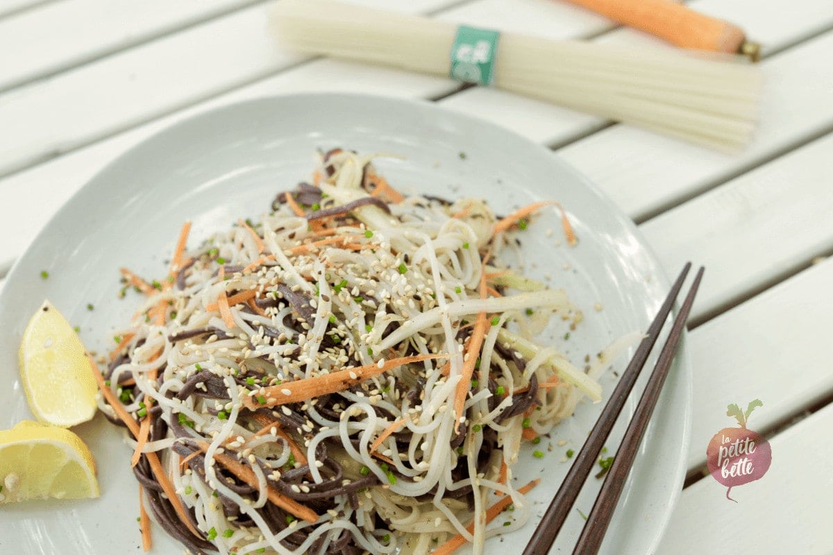 salade froide de nouilles soba