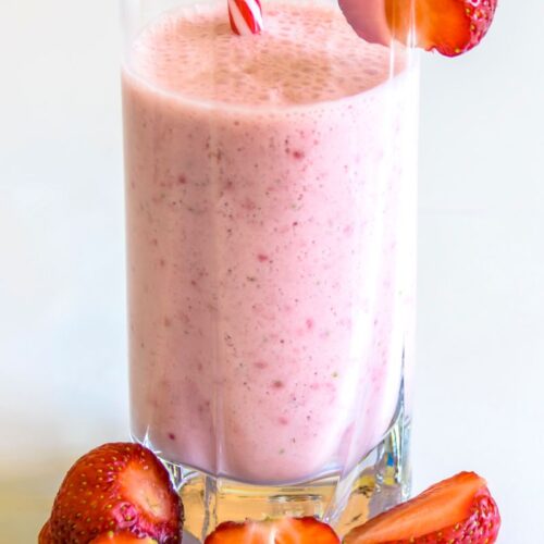 milk shake fraise