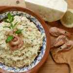 salade de céleri rave aux crevettes