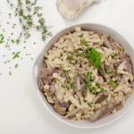 avec pâtes Spaetzel maison