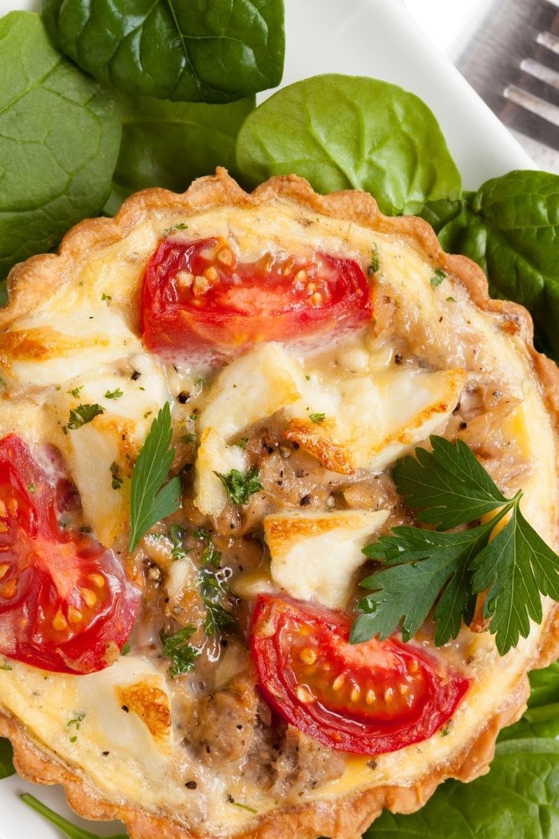 tarte au thon et à la tomate