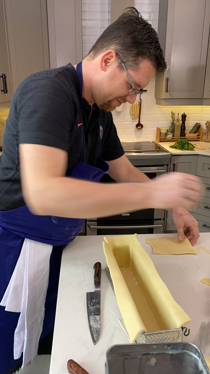 comment faire un pate croute avec Chef Gregory Faye, maître croûteur
