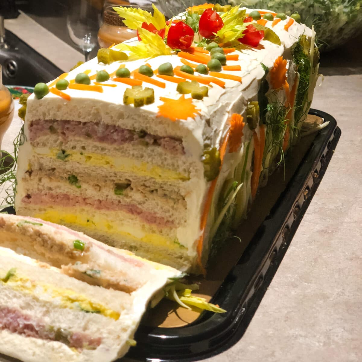 pain sandwich quebecois au fromage à la crème