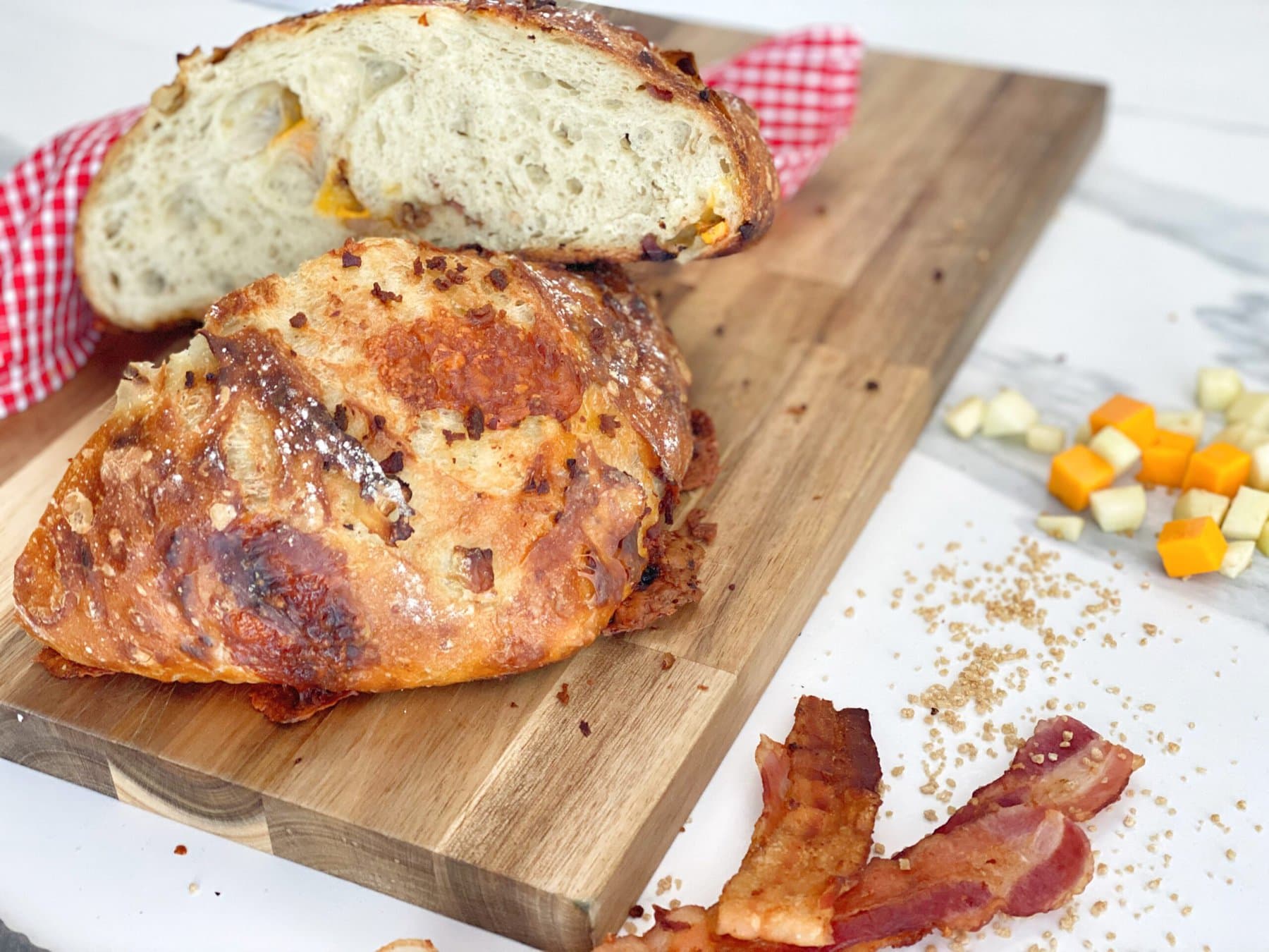 pain maison aux pommes