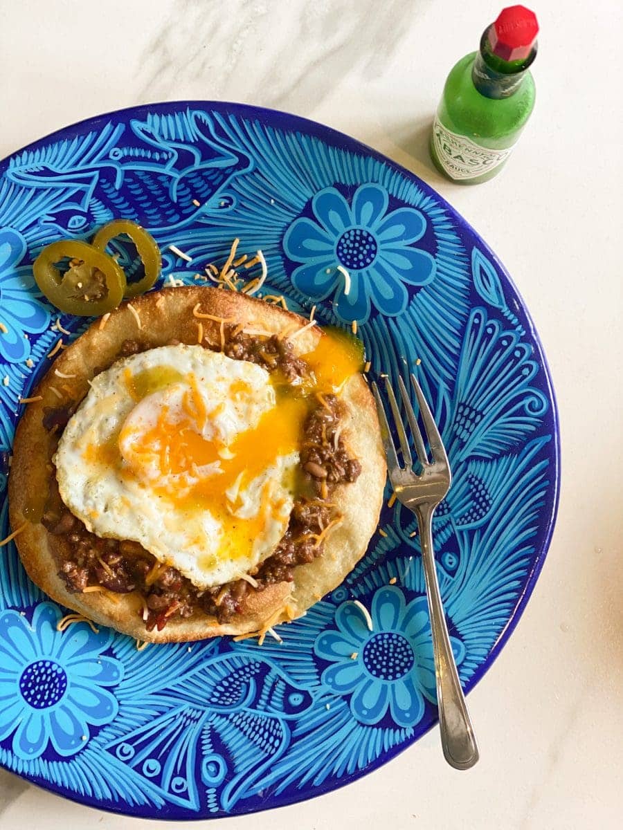 Petit déjeuner mexicain au chili