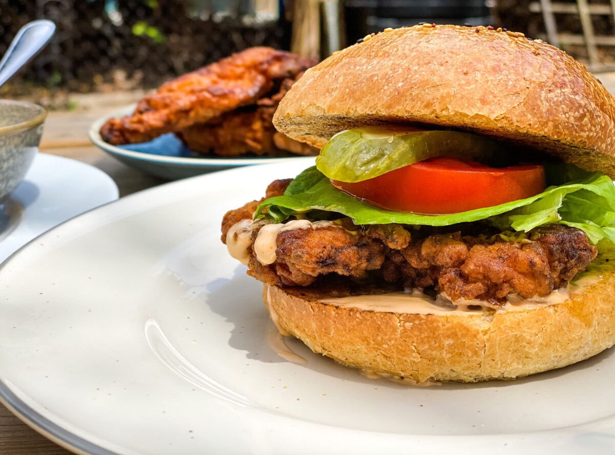 burger poulet croustillant