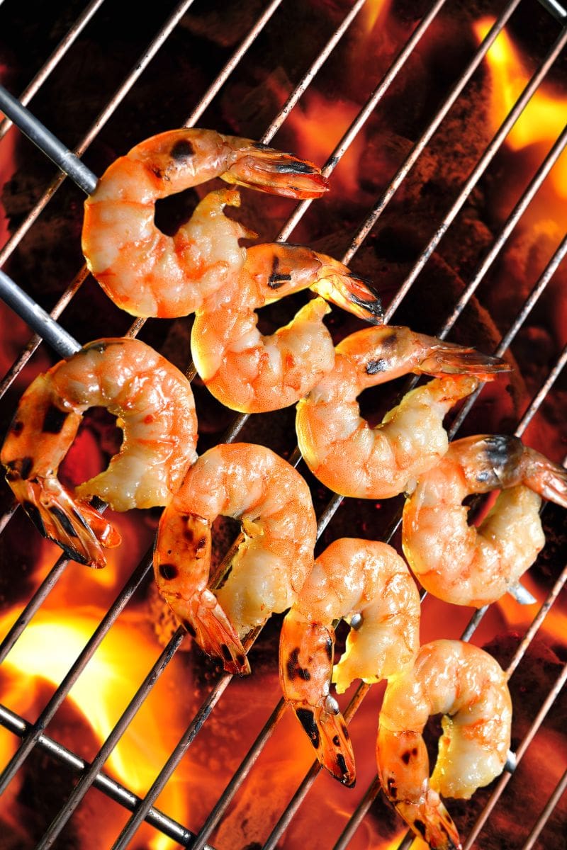crevettes grillées