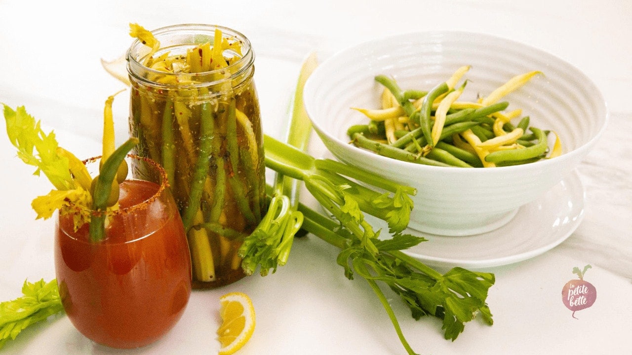 Recette marinade légumes Bloody Ceasar