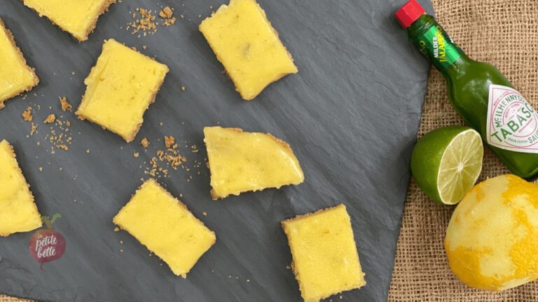 Carrés au citron et jalapeno