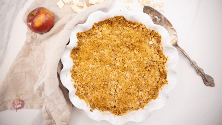 croustade aux pommes et fromage en grains