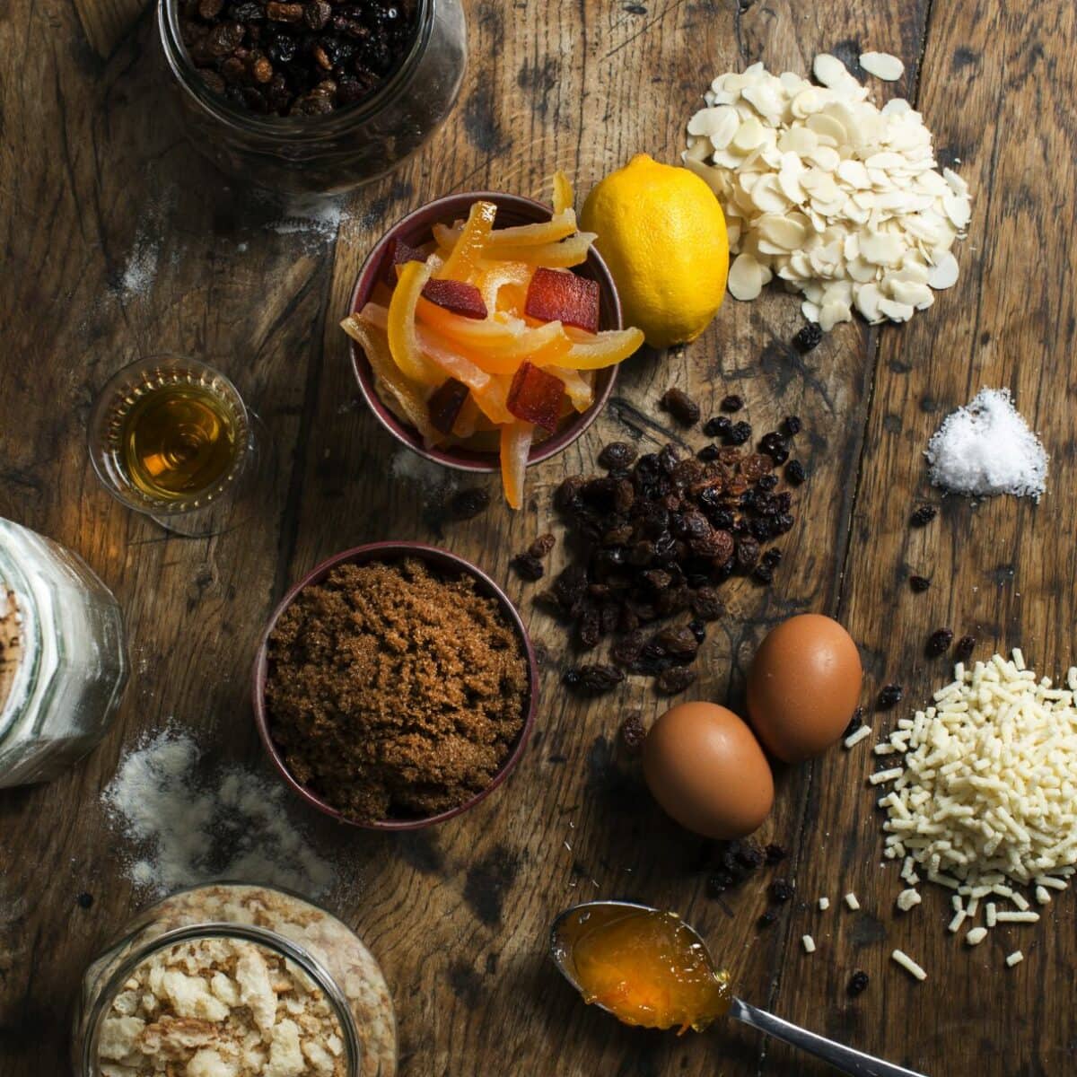 ingrédients gateau au fruit