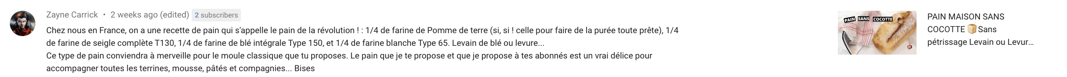 Pain de la révolution