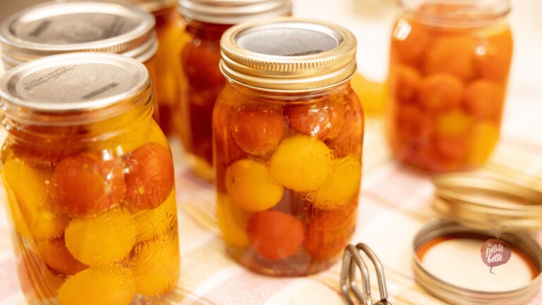 tomates cerises conserve