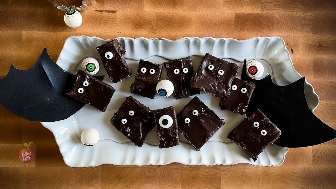 recette halloween fudge chocolat