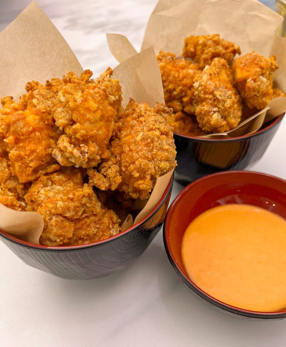 poulet popcorn friteuse à air