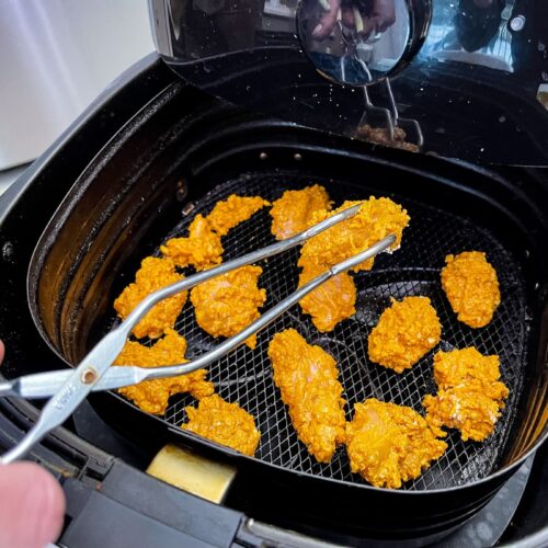 poulet popcorn au air fryer