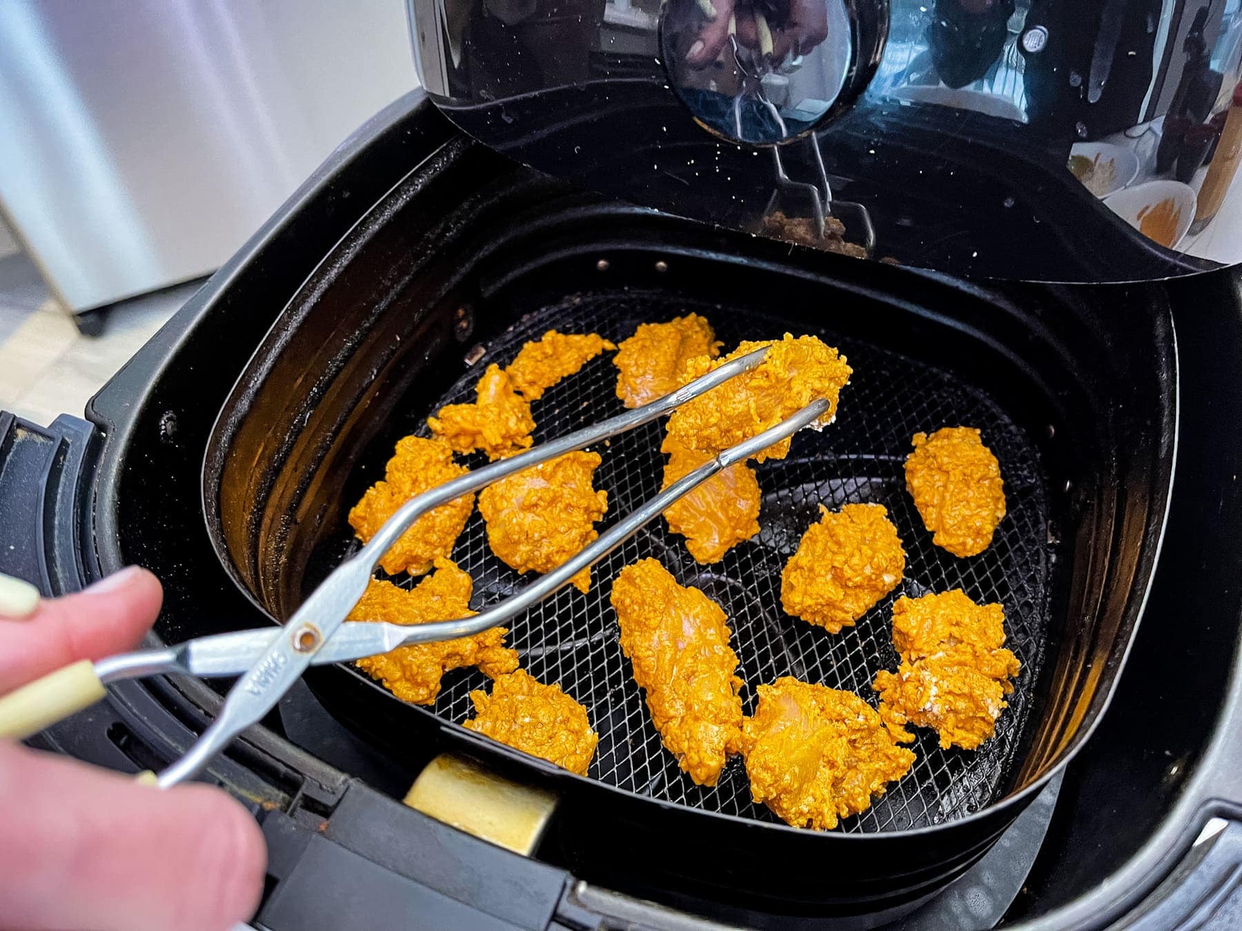 poulet popcorn au air fryer