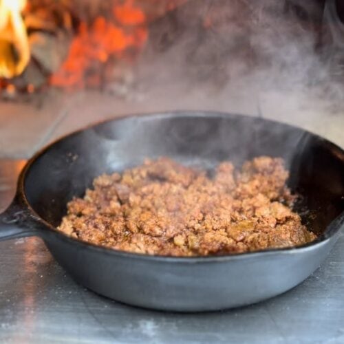 four a bois recette choriqueso