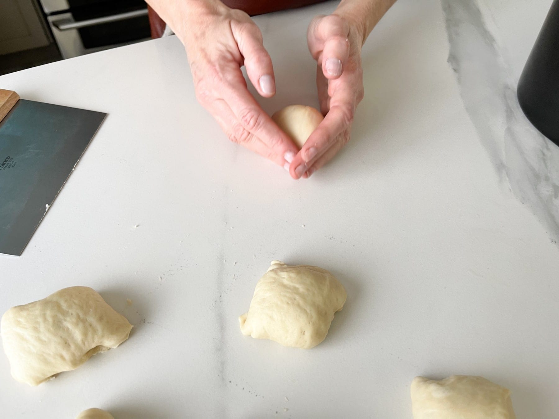 façonnage petits pains air fryer