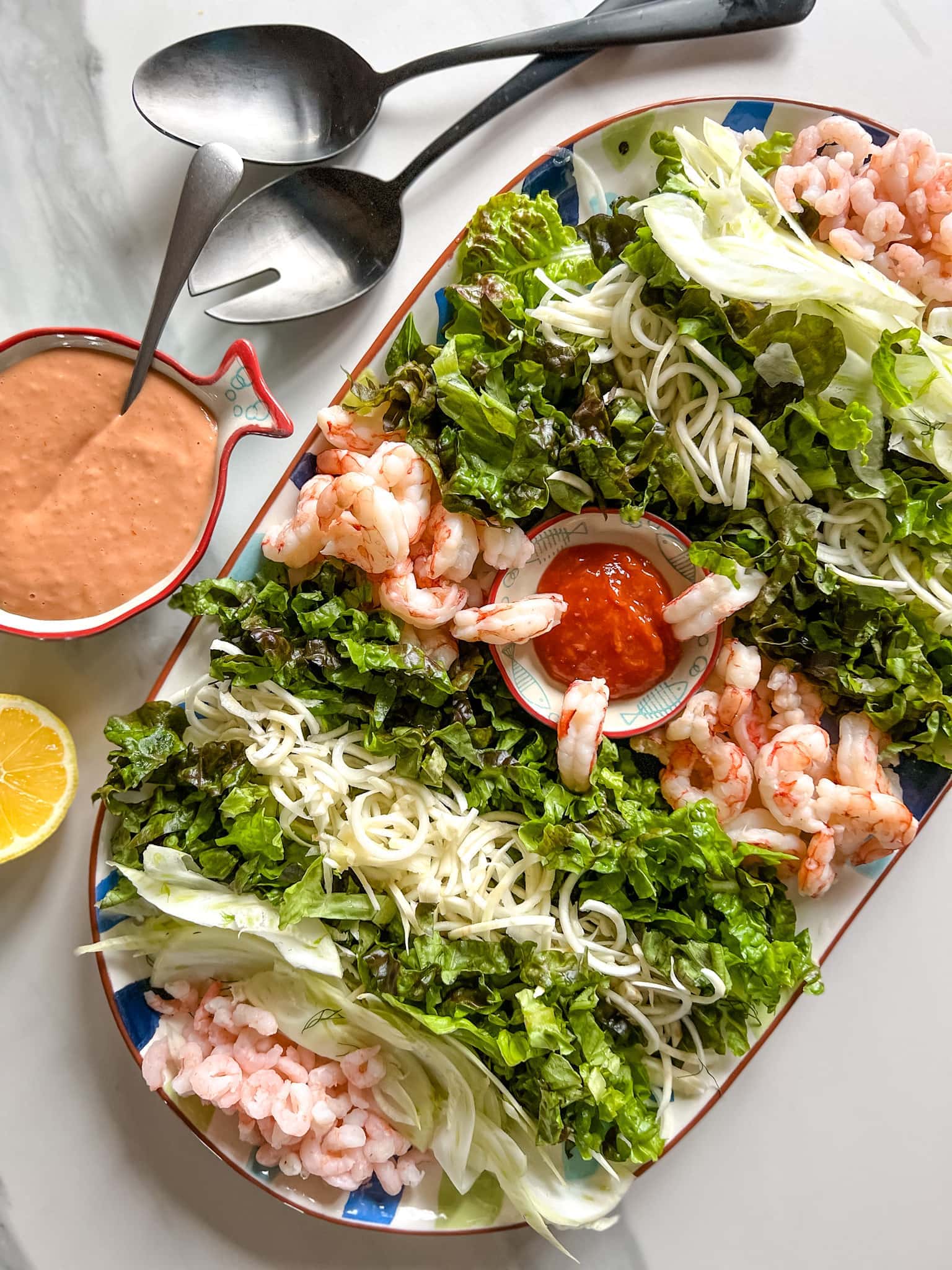 Ma salade de cocktail de crevettes