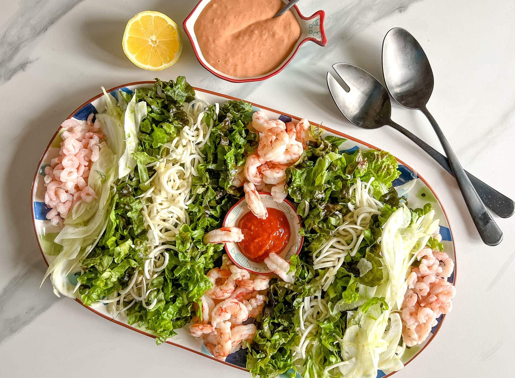 Salade crevettes cocktail