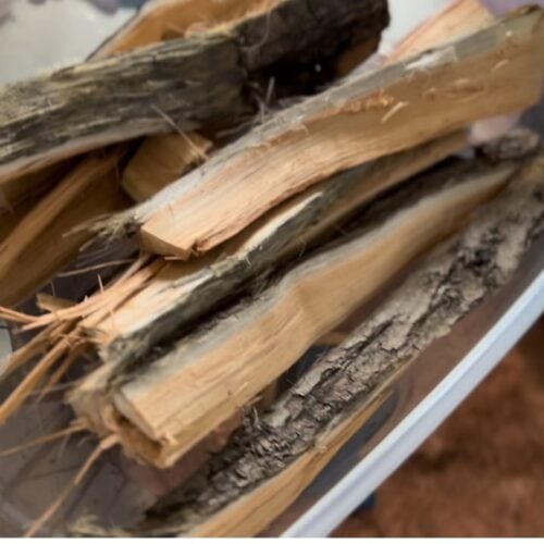 Bois de pommier pour bacon