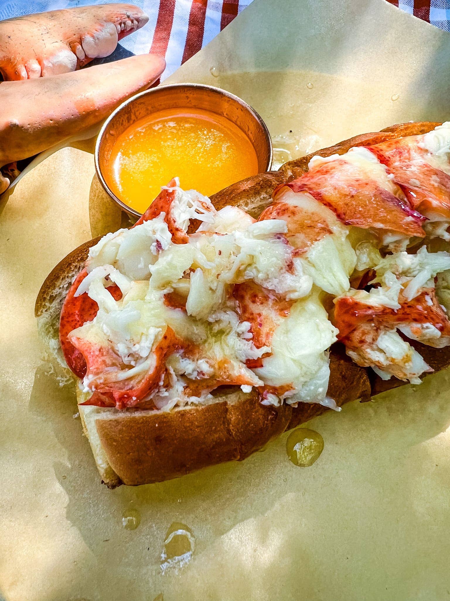 Lobster roll du connecticut