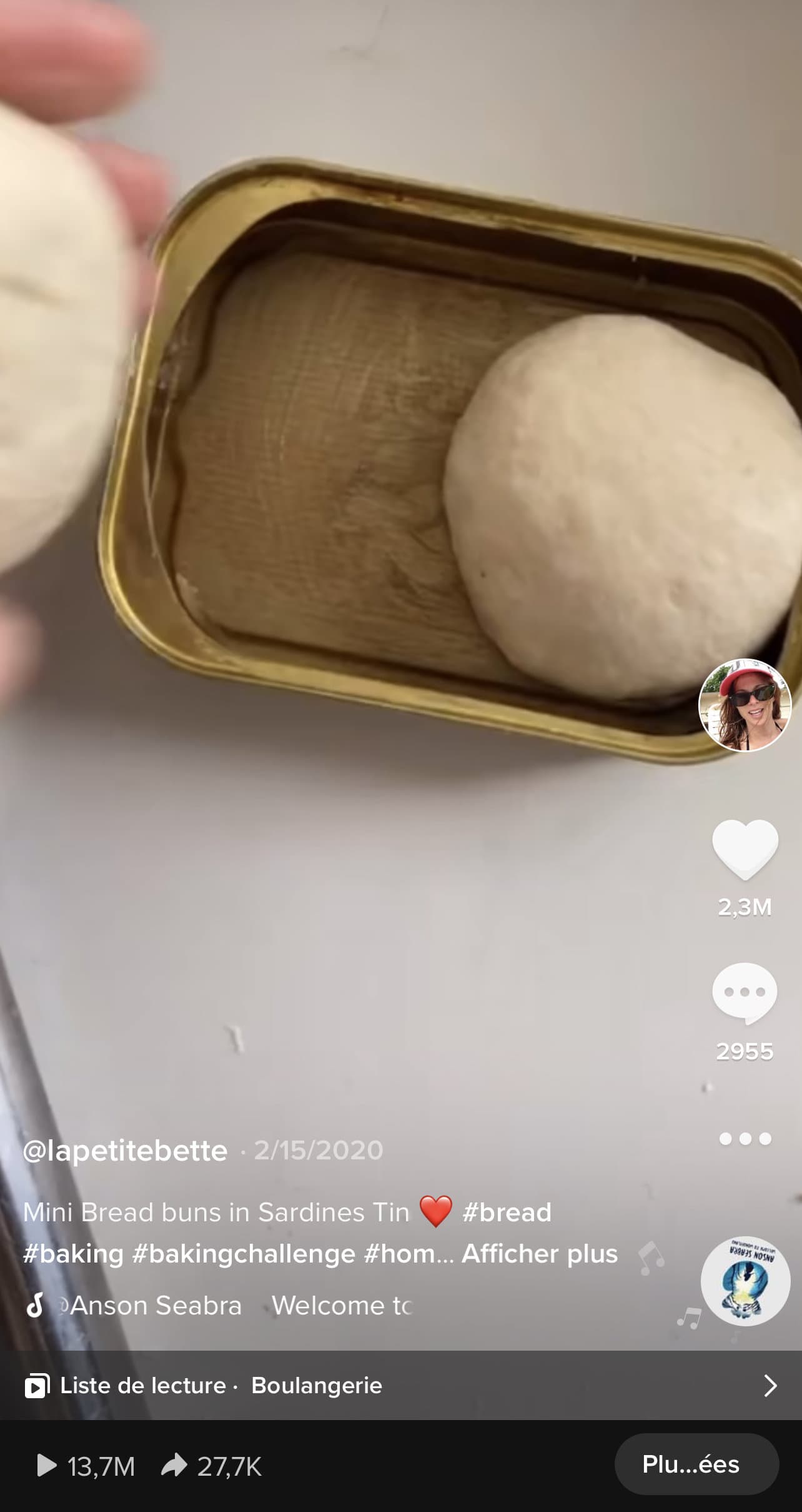 Pain de mamie Tik Tok La petite bette